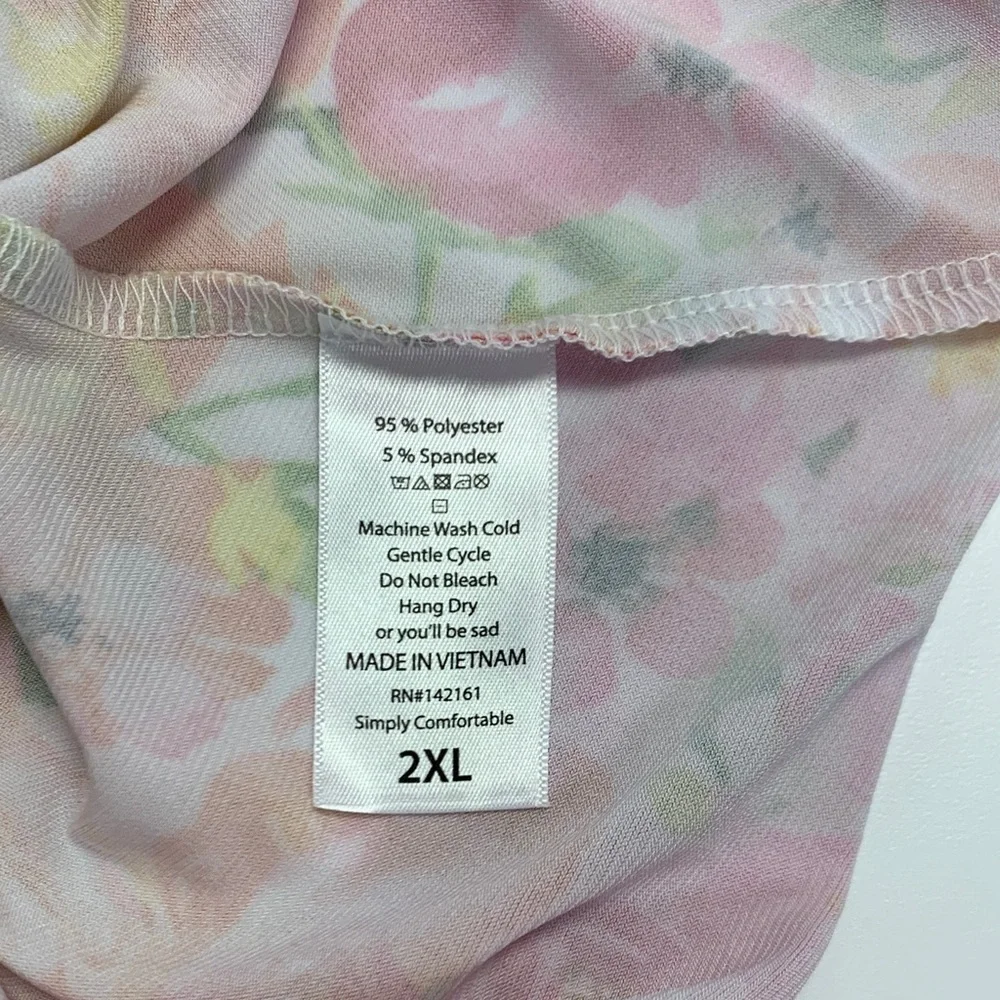 LuLaRoe Floral Pink and Orange Midi Skirt